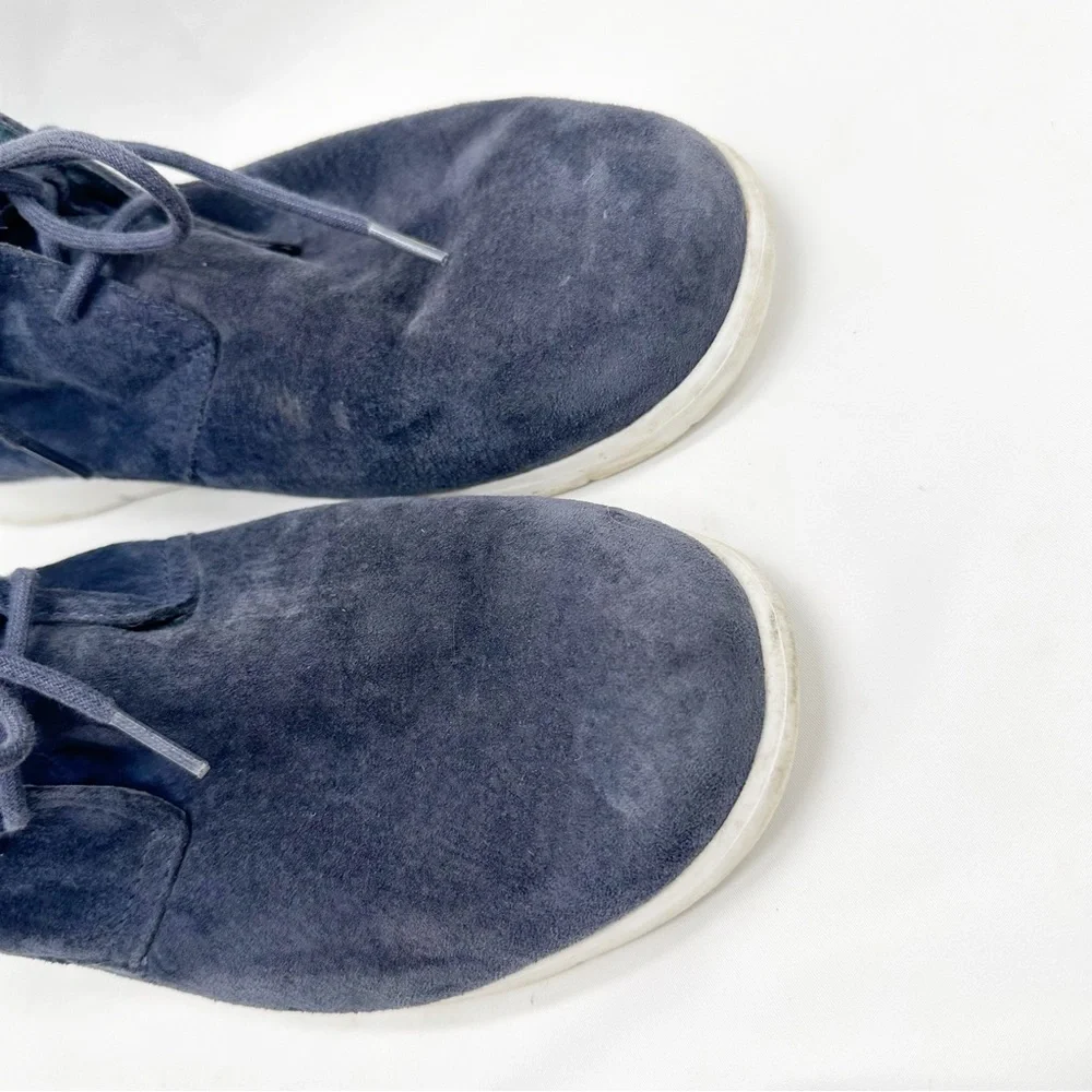 UGG Water Resistant Men's Freamon Blue Suede Boot Chukka Size 11.5